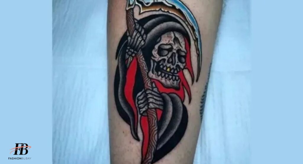 2. EASY GRIM REAPER TATTOO